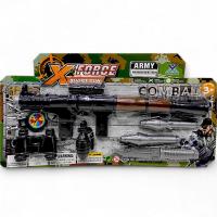 Дитячий військовий набір зброї - гранатомет, ніж, граната, бінокль YIXUAN YX020