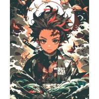 Картина по номерах Аніме. Танджіро 40х50 см Riviera Blanca RB-0904