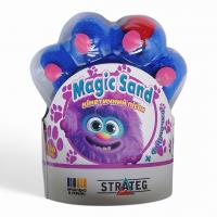 Кінетичний пісок Magic Sand. Лапка, 250 г (синій) Strateg 39407
