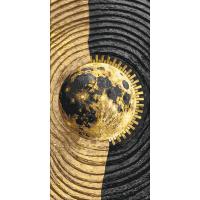 Картина по номерах з фарбами металік Абстракція. Сонце 40х80 см Origami LW5112