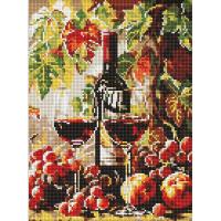 Алмазна мозаїка Осіннє вино 30х40 см Ідейка AMO8114