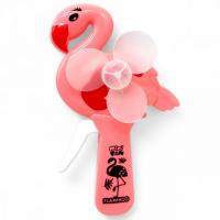 Ручний вентилятор Фламінго 15 см (червоний) MIC KA-23-2008