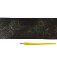 Гравюра панорама Тигри, золото Dankotoys ГрВ2