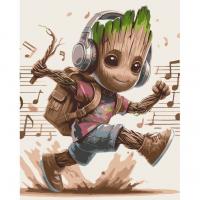 Картина за номерами Музичний Грут 40х50 см Art Craft 16521-AC