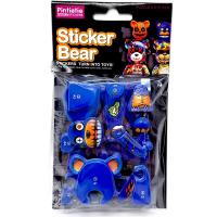 3D конструктор Арт-ведмедик (синій) З ЗУБАМИ Pintietie PTA0701S