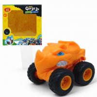 Машинка-тягучка антистрес Goo Jit Zu, помаранчевий носоріг MIC C13603