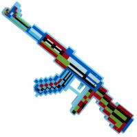 Дитяча іграшка Автомат "Minecraft" MСR-A(Blue) світлові та звукові ефекти