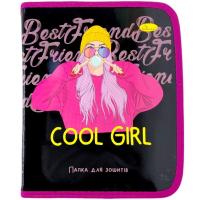 Папка для зошитів на блискавці COOL GIRL Апельсин АП-1001