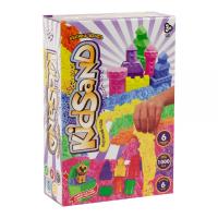 Кінетичний пісок KidSand з формочками, 1000 г (укр) Dankotoys KS-04-12U