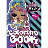 Книжка-розмальовка зі стікерами L.O.L. ;Tweens Emma Emo Ідейка LCB8