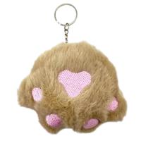 Мяка іграшка-брелок Лапки (коричневий) MIC KA-23-4281