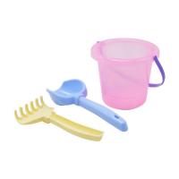 Пісочний набір із наклейками Create it, рожевий MiC 5051