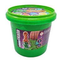 Набір креативної творчості "Кінетичний пісок" KidSand" KS-01-01 відро 1000г Зелений