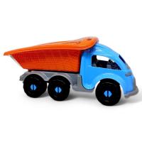 Машинка пластикова Самоскид, 42 см, з набором до піску (лопатка, граблі, пасочка) (блакитний) TIGRES 40042