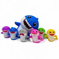 Набір іграшок для ванни Baby Shark (7 шт) (синій) Bibi Toys 760912BT