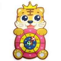 Дартс на липучках (мішень+3 мʼячики) “Тваринка: Тигрик” MIC MR 1200-2