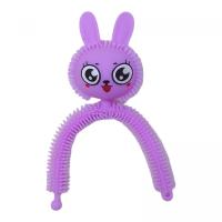 Браслет силіконовий Зайчик, з підсвіуванням (бузковий) MIC KA-23-372