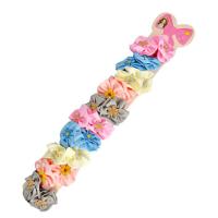 Дитяча резинка для волосся з квіточками 0108-332, 10 пар