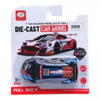 Іграшкова машинка металева, інерційна (чорна) 399 Toys QH148638