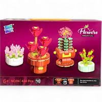 Конструктор Flowers. Сукуленти (434 дет) Zuanma 114-10