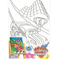 Картина по номерах дитяча Авто 21х31 см Dankotoys CBN-02-01,02,03,04...10