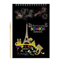 Скретчбук "Europe" 20-0915-WH-2 на спіралі, 10 аркушів, 14х20 см