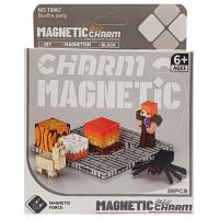 Дитячий магнітний конструктор Minecraft 9967, 28 деталей