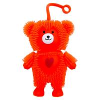 СИЛІКОНОВА СВІТЯШКА ВЕДМЕДИК 12 СМ. (ПОМАРАНЧЕВИЙ) MIC KA-23-76