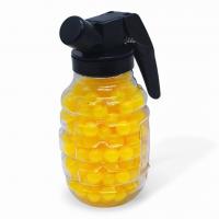 Кульки для дитячої зброї, 300 кульок, пластик, 6 мм Граната MIC SQX-01