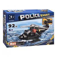 Дитячий конструктор Police SWAT KB 5905B пластик, 92 деталі