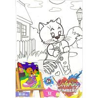 Картина по номерах дитяча Кошенятко 21х31 см Dankotoys CBN-02-01,02,03,04...10