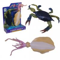 Тягучка-антистрес Морські мешканці - краб і кальмар MENGLONG TOYS 6002C