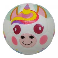 Мʼяч фомовий Єдиноріг, 9 см (рожевий) MIC SPB24637