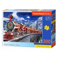 Пазли Новорічний експрес Санти, 200 елементів Castorland B-222254