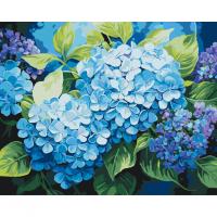 Картина за номерами "Блакитна гортензія" LW3489, 40х50 см
