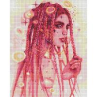 Алмазна мозаїка Дивовижна незнайомка 40х50см Ідейка AMO7495