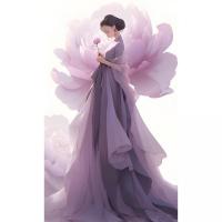 Алмазна мозаїка Квітковий світ 30х40 см Strateg HEG87037