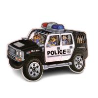 Пазл-сортер Поліція,25 деталей Ubumblebees ПСФ111