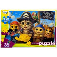 МʼЯКІ ПАЗЛИ 35 ЕЛЕМЕНТІВ (КОТИ ПІРАТИ) Dankotoys S35-11-01,02,03,04...16