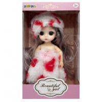 Дитяча іграшкова лялька 1361-6 шарнірна, розмір 15 см