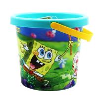 Ведро пластиковое Спанч Боб, блакитне (1 л) Wader 81817