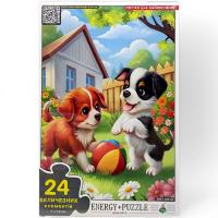 Гра-пазл (Максі) Цуценята, 24 елемента Київська фабрика іграшок 88236