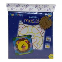 Мозаїка дитяча з фоамірану Лев, 20х20 см Аплі Краплі МД-06