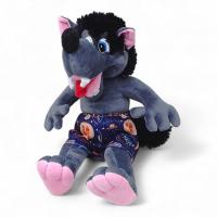 М'яка іграшка Вовчик Братик, темно сірий Nikopol 0202