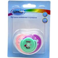 Пустушка силіконова, від 1 року, баранчик Lindo А 32/12+