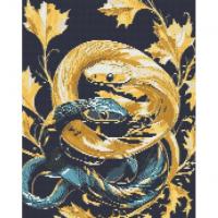 Алмазна мозаїка Дві змії 40х50 см Origami OD3422