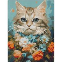 Алмазна мозаїка "Маленька радість" ZAV3040-22 без підрамника 30х40 см