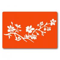 Трафарет для біо-тату Квіти fx094-24*34см, розмір 24х34 см