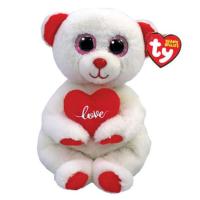 Дитяча іграшка м’яка BEANIE BELLIES. Біла ведмедиця DESI 17 см (11 лютого) TY 41047