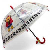 Дитяча парасолька-тростина, довжина (65 см, діаметр - 73 см), червона MIC д9007/0